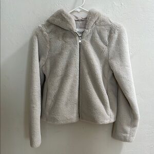 Abercrombie & Fitch Plush Fur Zip Hoodie